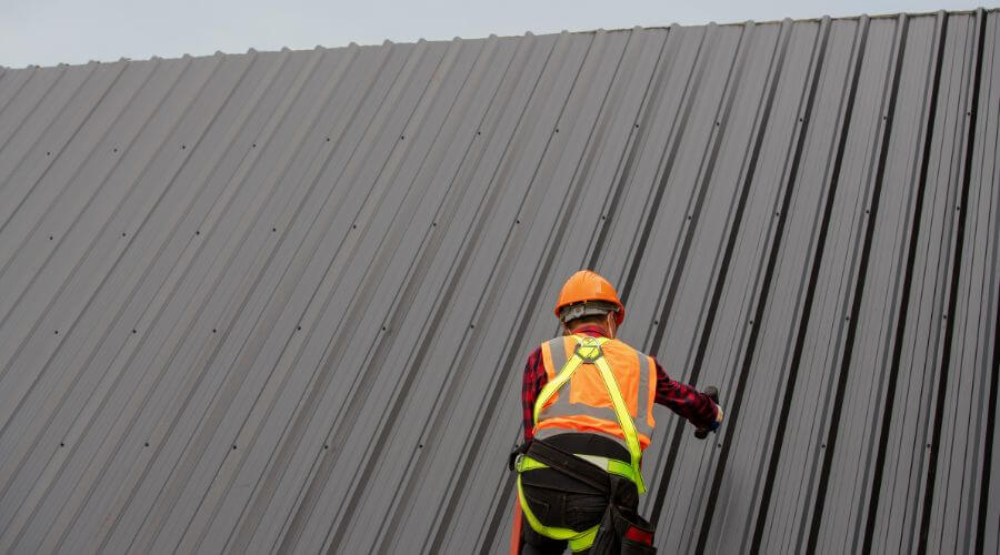Professional metal roof installation services in Avery, CA
